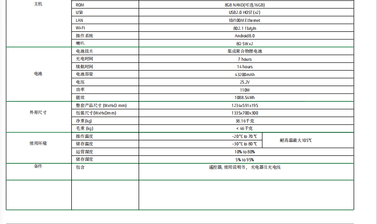 43寸室外推拉式液晶数字水牌，带电池版续航12小时(图6)